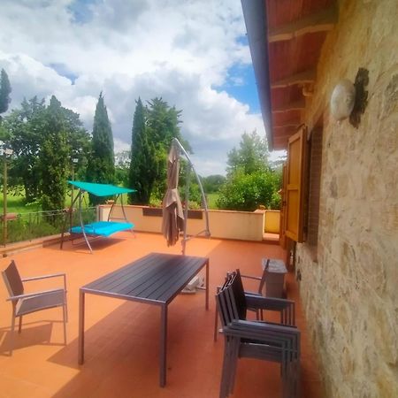 Villetta Con Parco Vicino San Gimignano Колле-ди-Валь-д'Эльса Экстерьер фото