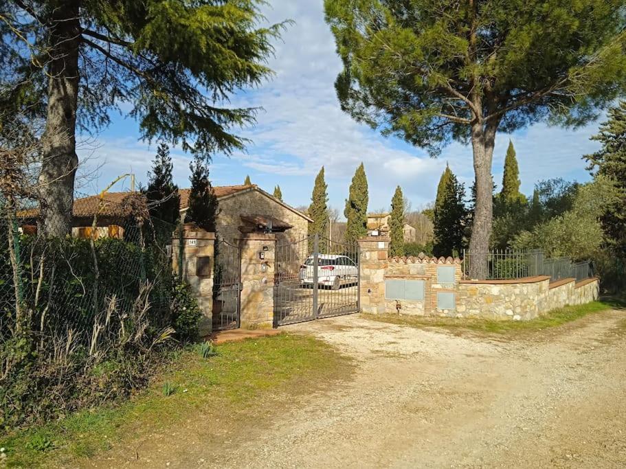 Villetta Con Parco Vicino San Gimignano Колле-ди-Валь-д'Эльса Экстерьер фото