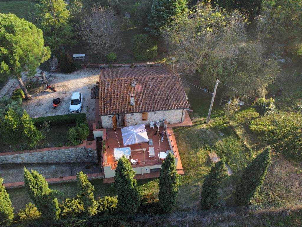 Villetta Con Parco Vicino San Gimignano Колле-ди-Валь-д'Эльса Экстерьер фото