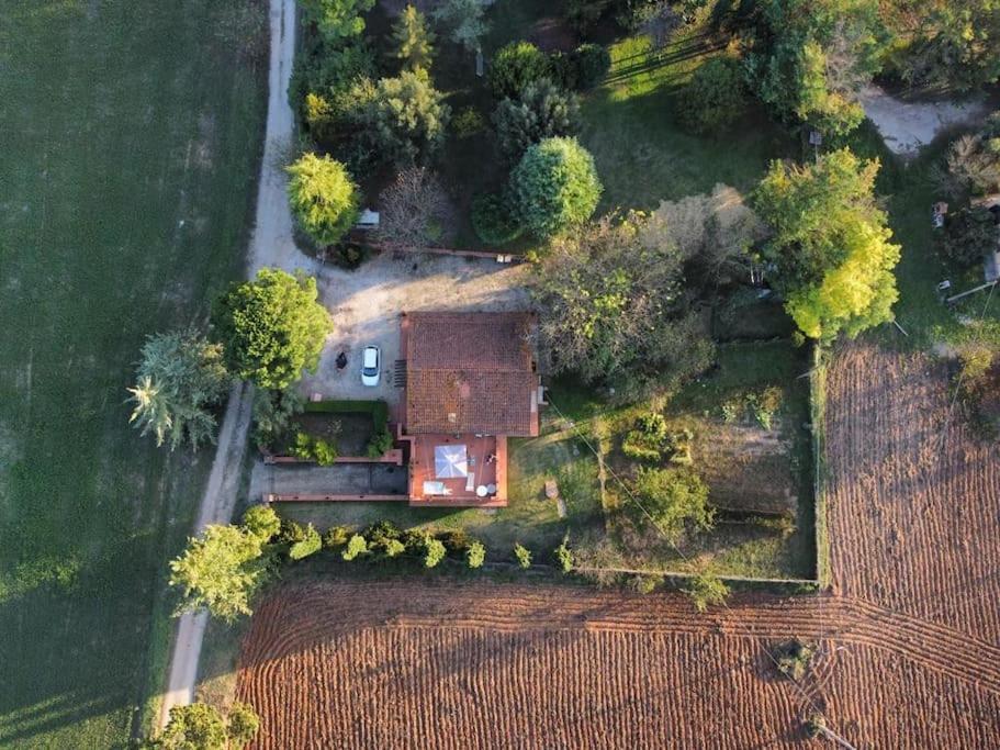 Villetta Con Parco Vicino San Gimignano Колле-ди-Валь-д'Эльса Экстерьер фото